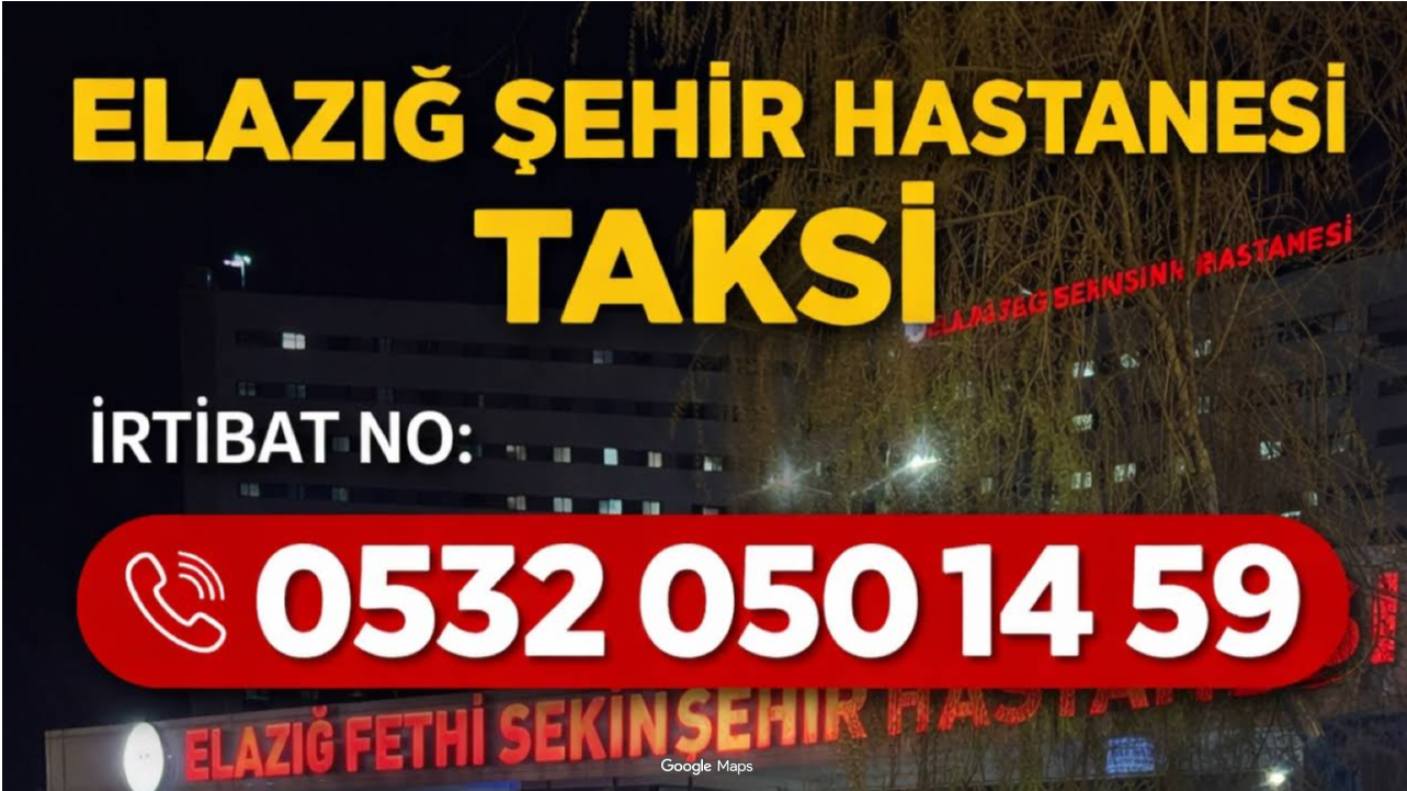 Elazığ Şehir Hastanesi Taksi görseli