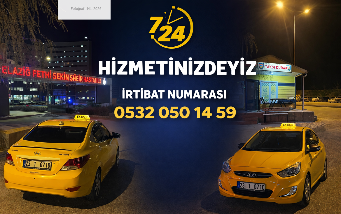 Elazığ Şehir Hastanesi Taksi görseli